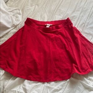 Forever 21 Vibrant Red Mini Skirt